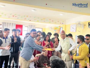 दशैँको अवसरमा सेफर्ड कलेजद्वारा असहाय सेवा सदनमा सहयोग